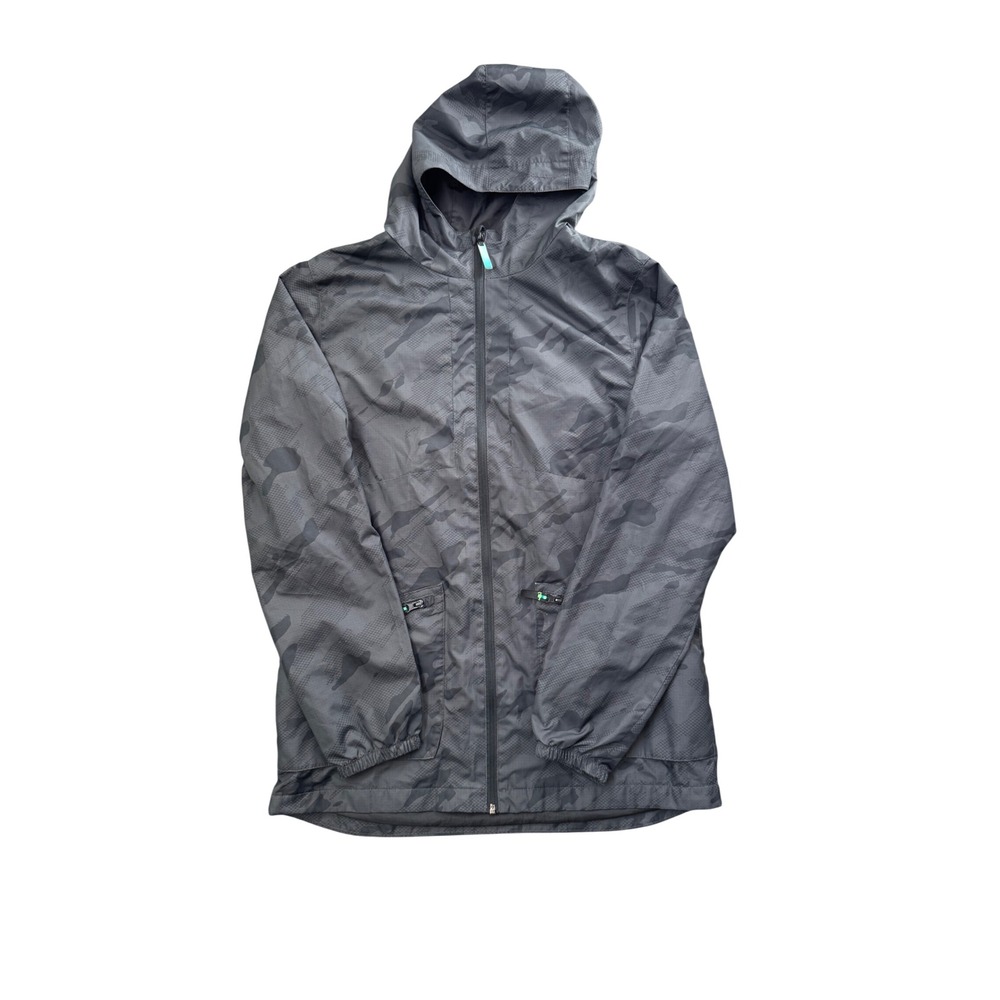 Champion Camo Hooded Lightweight Jacketā Kids XL 16-18 Black Polyester Athletic